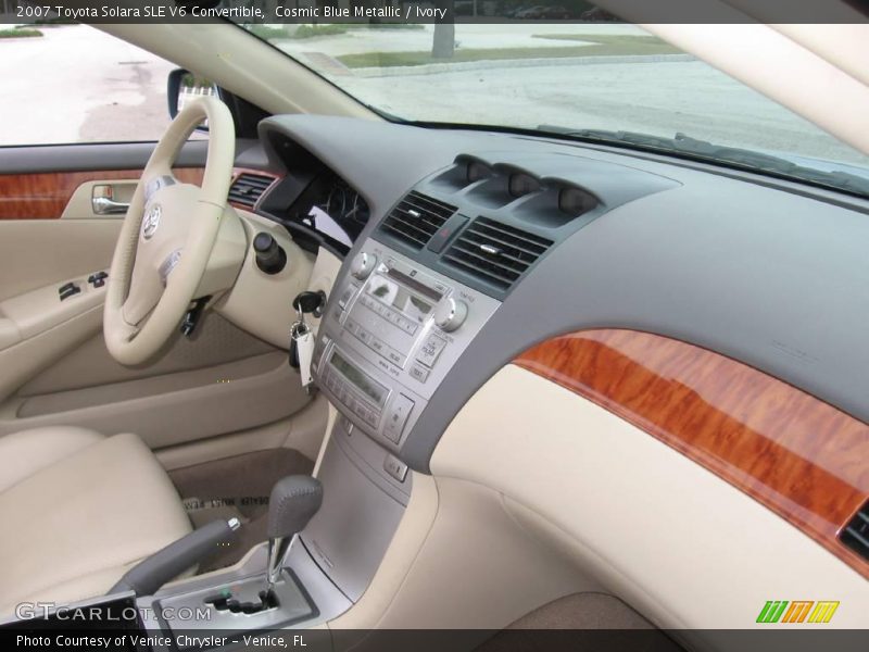 Cosmic Blue Metallic / Ivory 2007 Toyota Solara SLE V6 Convertible