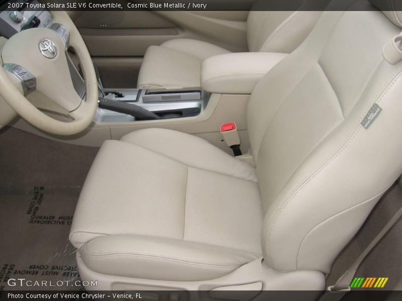 Cosmic Blue Metallic / Ivory 2007 Toyota Solara SLE V6 Convertible