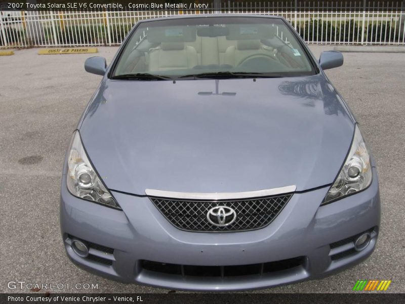 Cosmic Blue Metallic / Ivory 2007 Toyota Solara SLE V6 Convertible