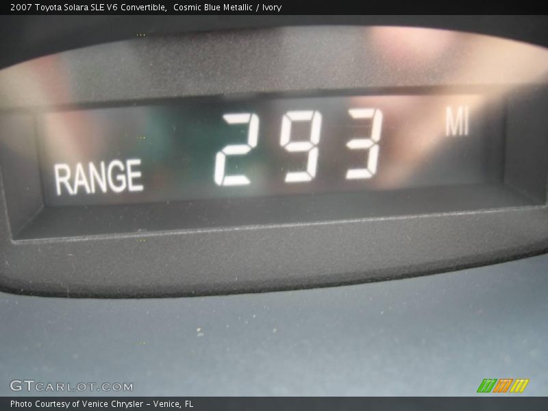 Cosmic Blue Metallic / Ivory 2007 Toyota Solara SLE V6 Convertible