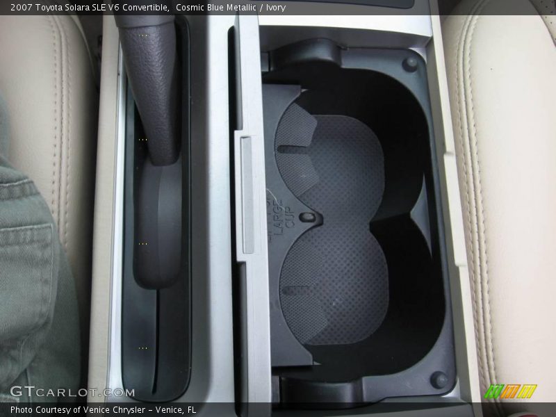 Cosmic Blue Metallic / Ivory 2007 Toyota Solara SLE V6 Convertible
