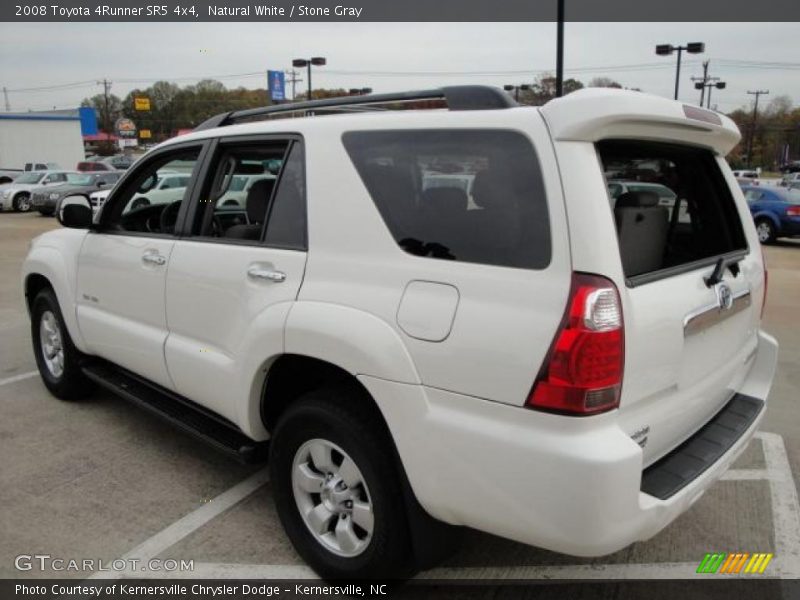 Natural White / Stone Gray 2008 Toyota 4Runner SR5 4x4