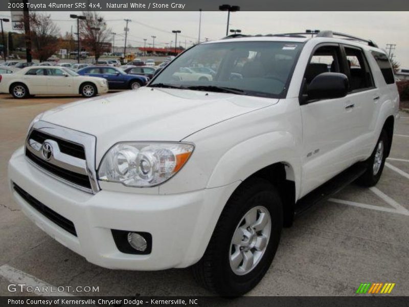 Natural White / Stone Gray 2008 Toyota 4Runner SR5 4x4