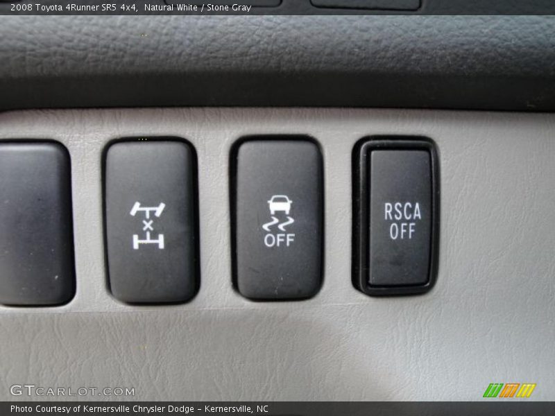 Natural White / Stone Gray 2008 Toyota 4Runner SR5 4x4