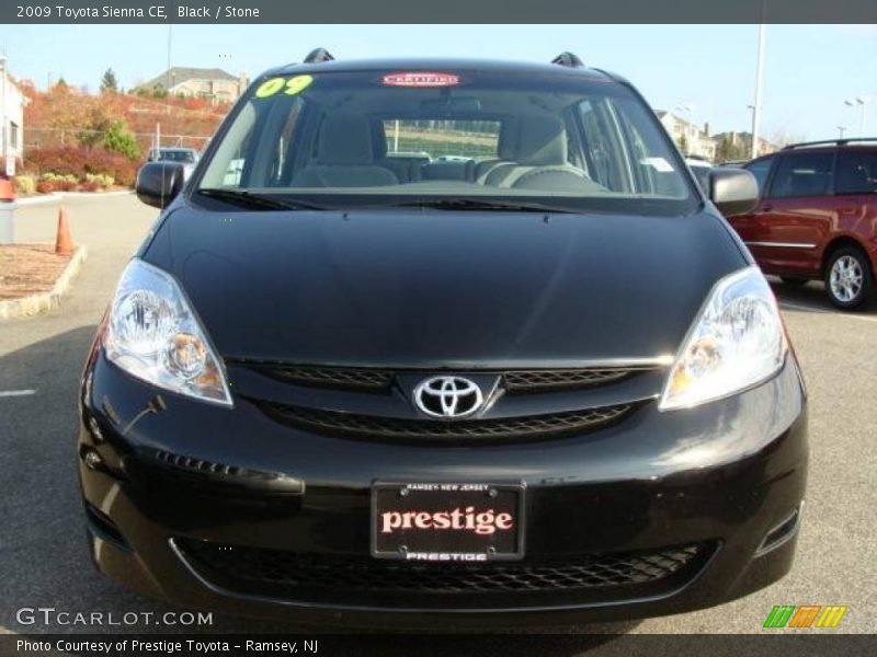 Black / Stone 2009 Toyota Sienna CE