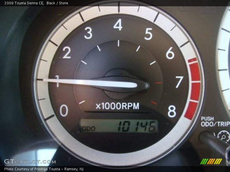 Black / Stone 2009 Toyota Sienna CE