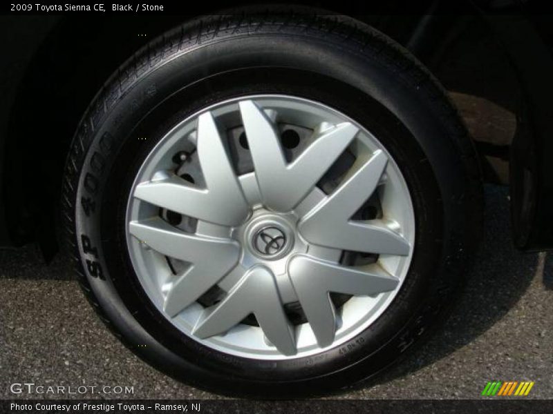 Black / Stone 2009 Toyota Sienna CE