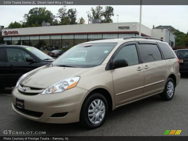 Desert Sand Mica / Taupe 2009 Toyota Sienna LE