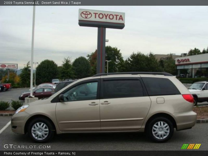 Desert Sand Mica / Taupe 2009 Toyota Sienna LE