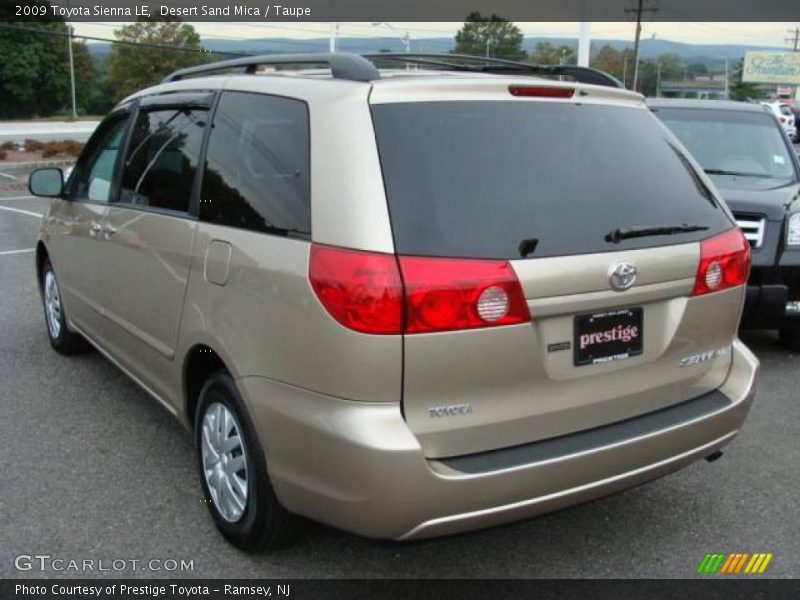 Desert Sand Mica / Taupe 2009 Toyota Sienna LE