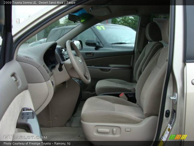 Desert Sand Mica / Taupe 2009 Toyota Sienna LE