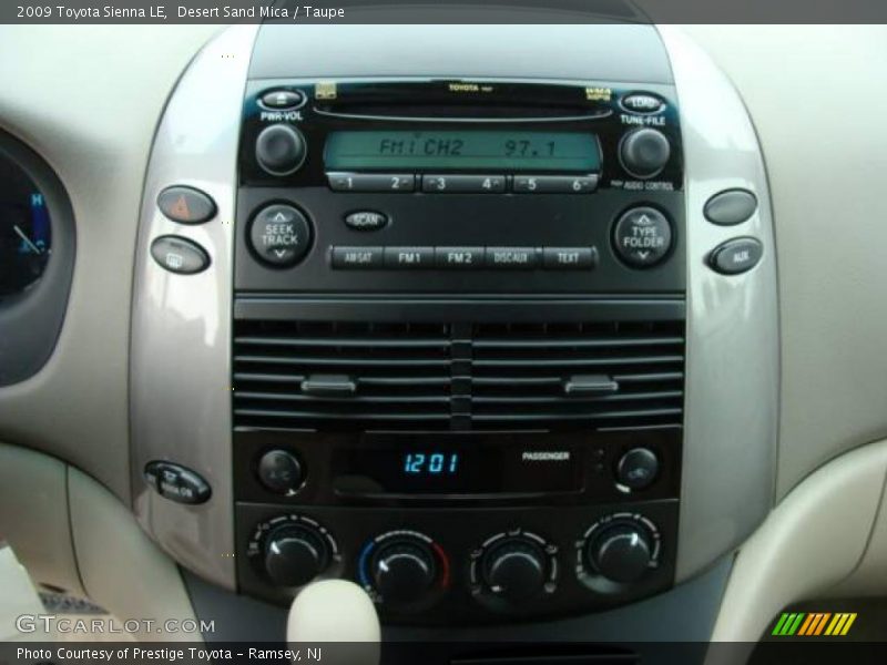 Desert Sand Mica / Taupe 2009 Toyota Sienna LE