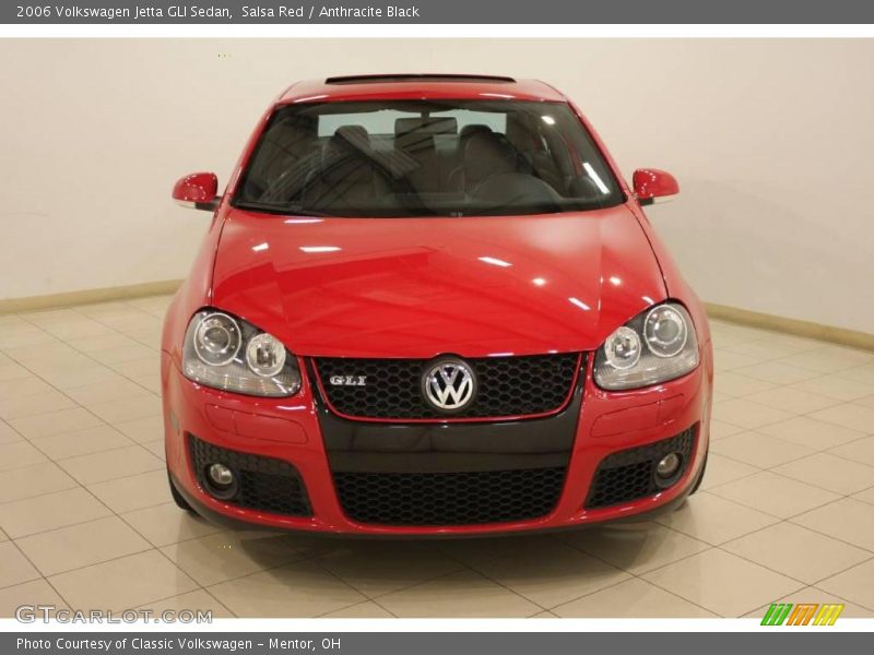 Salsa Red / Anthracite Black 2006 Volkswagen Jetta GLI Sedan