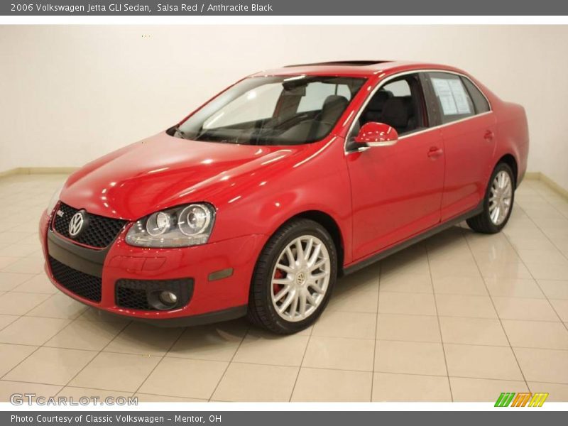 Salsa Red / Anthracite Black 2006 Volkswagen Jetta GLI Sedan