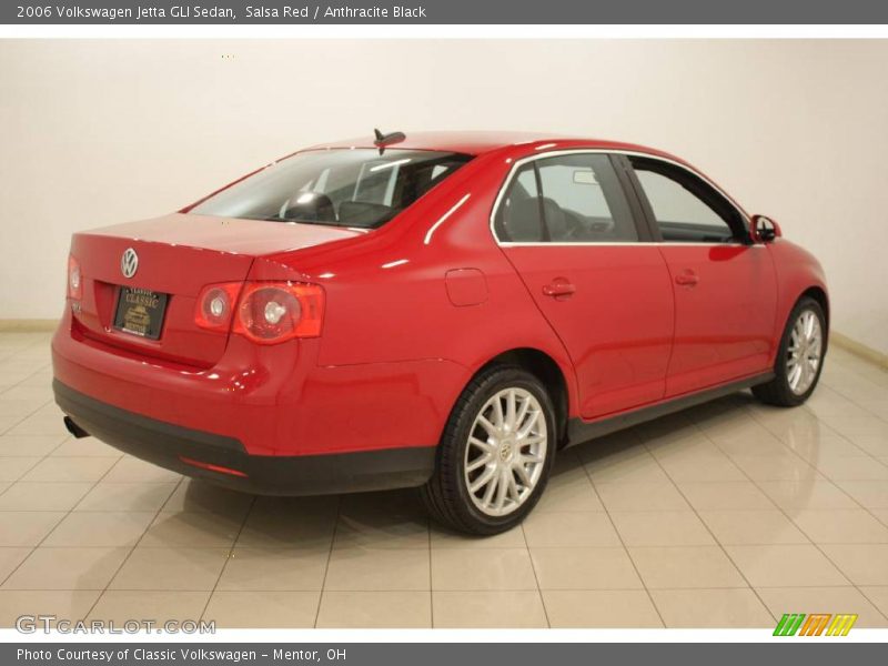 Salsa Red / Anthracite Black 2006 Volkswagen Jetta GLI Sedan