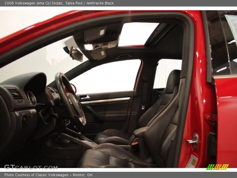 Salsa Red / Anthracite Black 2006 Volkswagen Jetta GLI Sedan