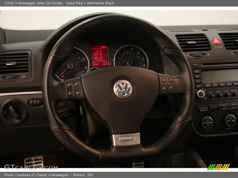 Salsa Red / Anthracite Black 2006 Volkswagen Jetta GLI Sedan