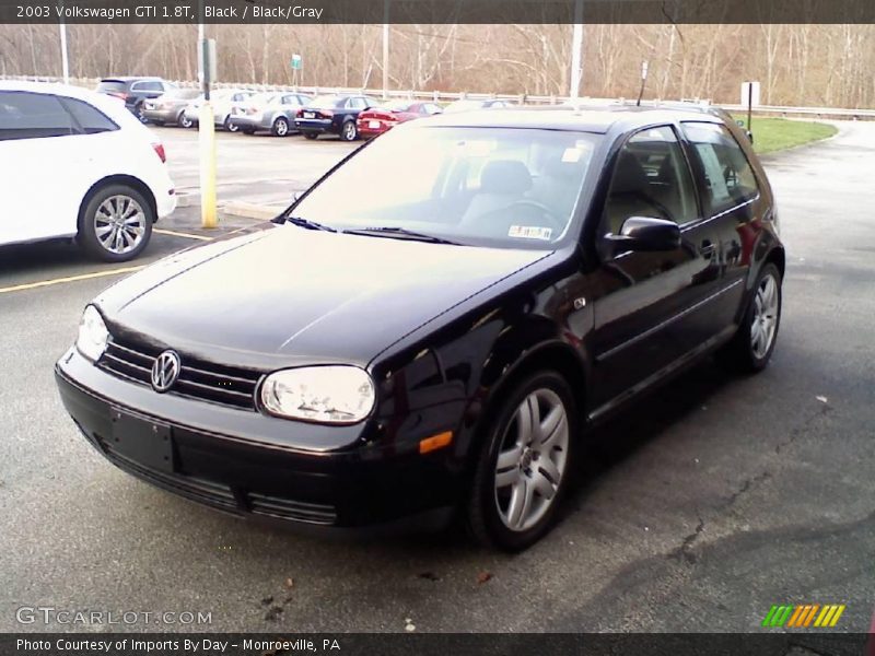 Black / Black/Gray 2003 Volkswagen GTI 1.8T