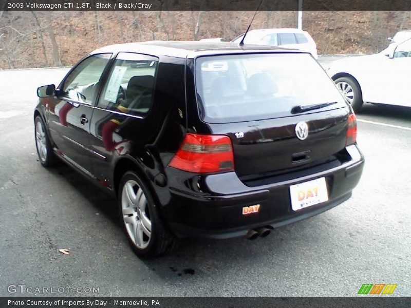 Black / Black/Gray 2003 Volkswagen GTI 1.8T