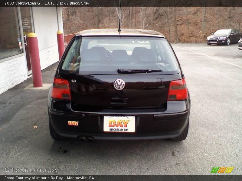 Black / Black/Gray 2003 Volkswagen GTI 1.8T