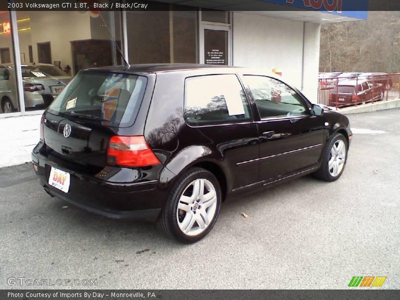 Black / Black/Gray 2003 Volkswagen GTI 1.8T