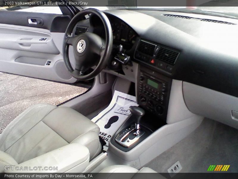 Black / Black/Gray 2003 Volkswagen GTI 1.8T
