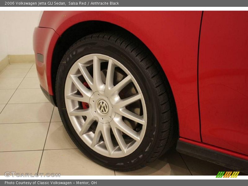 Salsa Red / Anthracite Black 2006 Volkswagen Jetta GLI Sedan