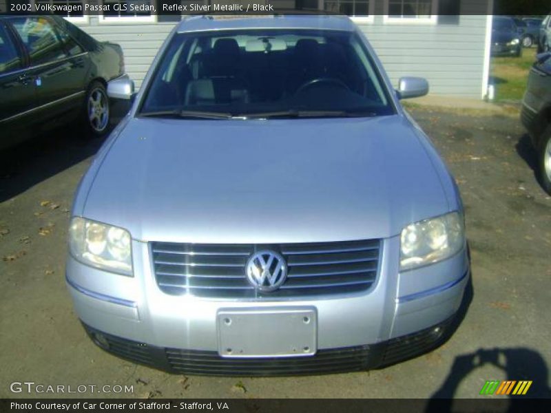 Reflex Silver Metallic / Black 2002 Volkswagen Passat GLS Sedan