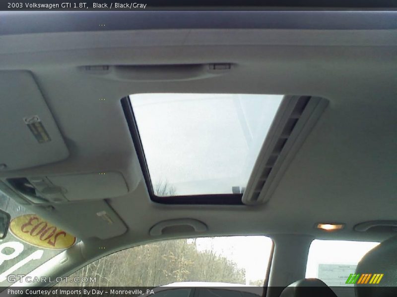 Black / Black/Gray 2003 Volkswagen GTI 1.8T