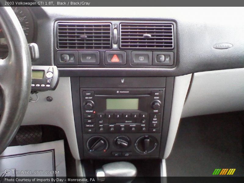 Black / Black/Gray 2003 Volkswagen GTI 1.8T