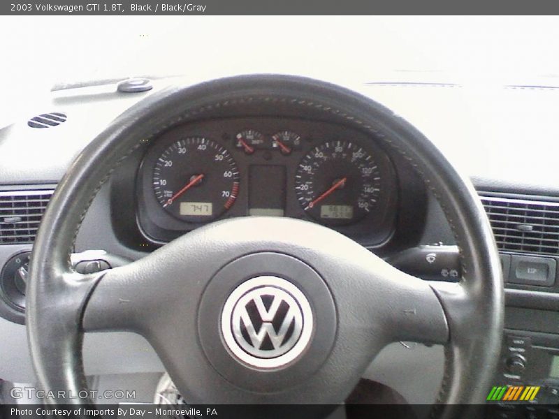 Black / Black/Gray 2003 Volkswagen GTI 1.8T