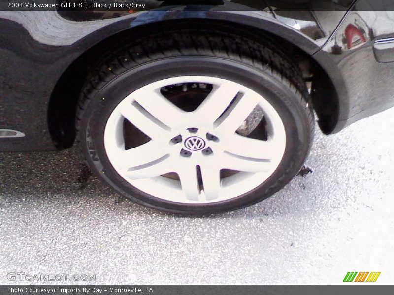 Black / Black/Gray 2003 Volkswagen GTI 1.8T