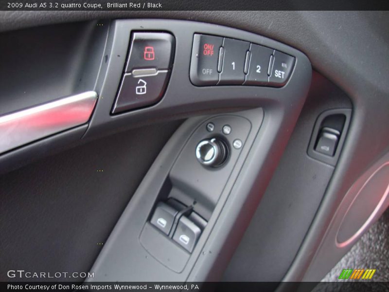 Brilliant Red / Black 2009 Audi A5 3.2 quattro Coupe