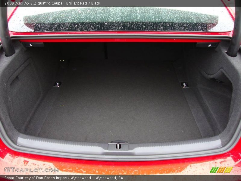 Brilliant Red / Black 2009 Audi A5 3.2 quattro Coupe