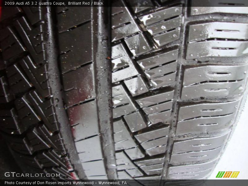 Brilliant Red / Black 2009 Audi A5 3.2 quattro Coupe