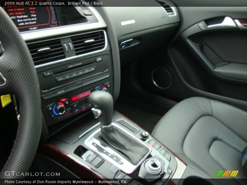 Brilliant Red / Black 2009 Audi A5 3.2 quattro Coupe