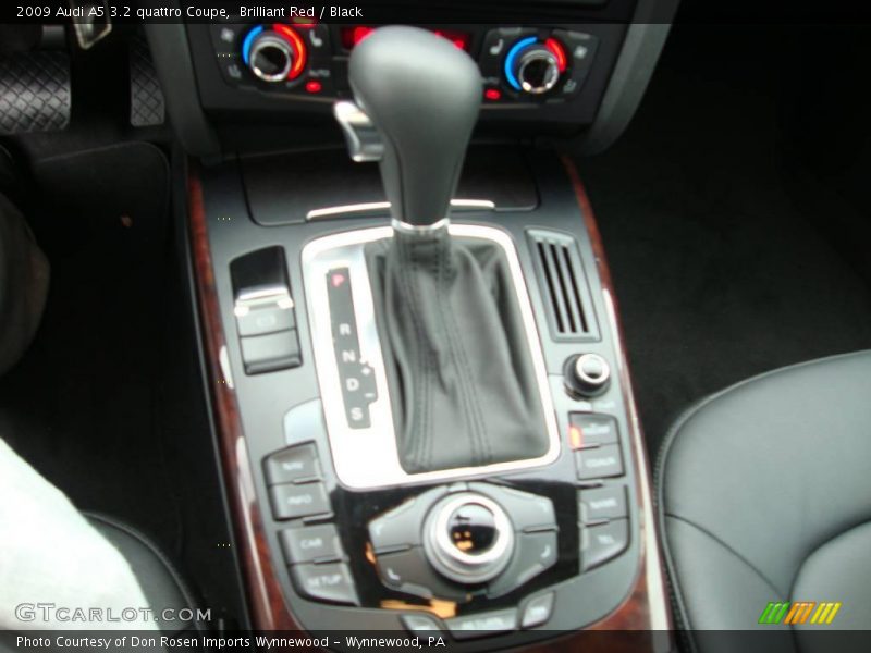 Brilliant Red / Black 2009 Audi A5 3.2 quattro Coupe