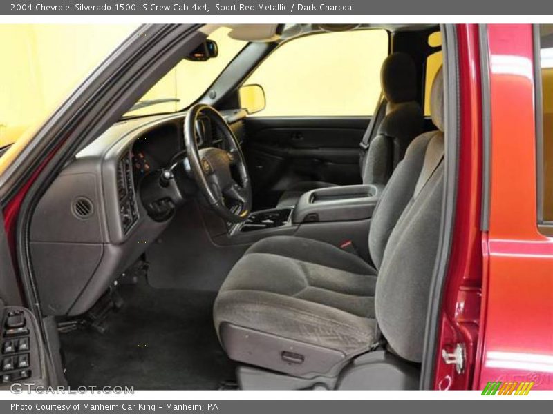 Sport Red Metallic / Dark Charcoal 2004 Chevrolet Silverado 1500 LS Crew Cab 4x4