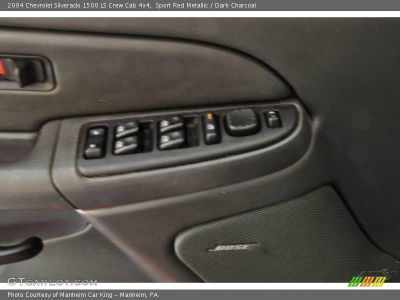 Sport Red Metallic / Dark Charcoal 2004 Chevrolet Silverado 1500 LS Crew Cab 4x4