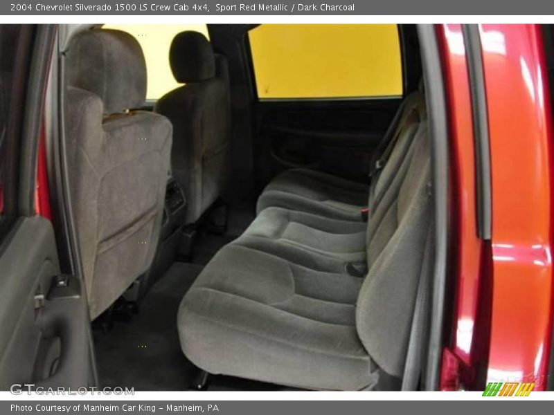 Sport Red Metallic / Dark Charcoal 2004 Chevrolet Silverado 1500 LS Crew Cab 4x4
