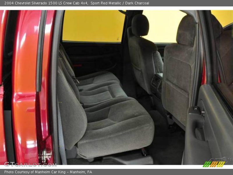 Sport Red Metallic / Dark Charcoal 2004 Chevrolet Silverado 1500 LS Crew Cab 4x4