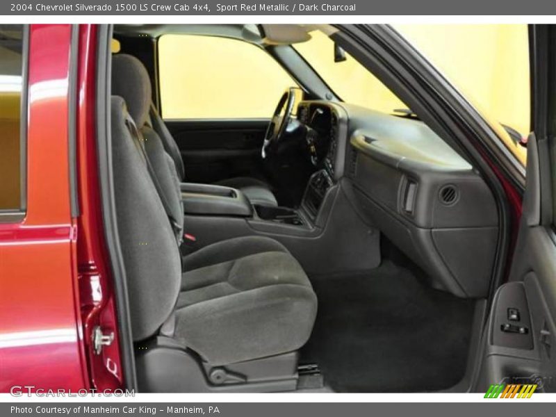 Sport Red Metallic / Dark Charcoal 2004 Chevrolet Silverado 1500 LS Crew Cab 4x4