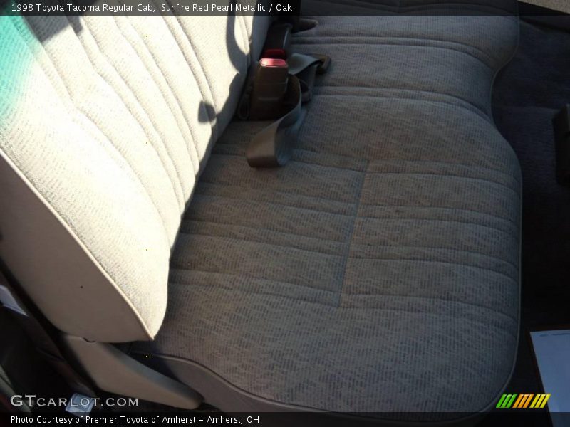 Sunfire Red Pearl Metallic / Oak 1998 Toyota Tacoma Regular Cab