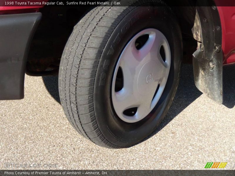 Sunfire Red Pearl Metallic / Oak 1998 Toyota Tacoma Regular Cab
