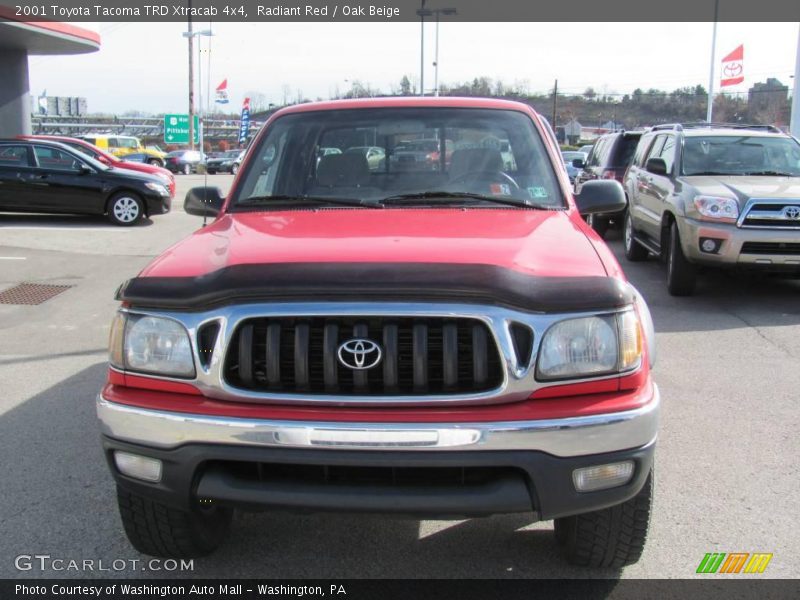Radiant Red / Oak Beige 2001 Toyota Tacoma TRD Xtracab 4x4