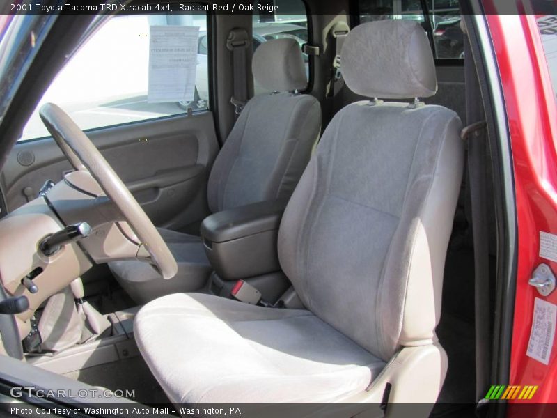 Radiant Red / Oak Beige 2001 Toyota Tacoma TRD Xtracab 4x4
