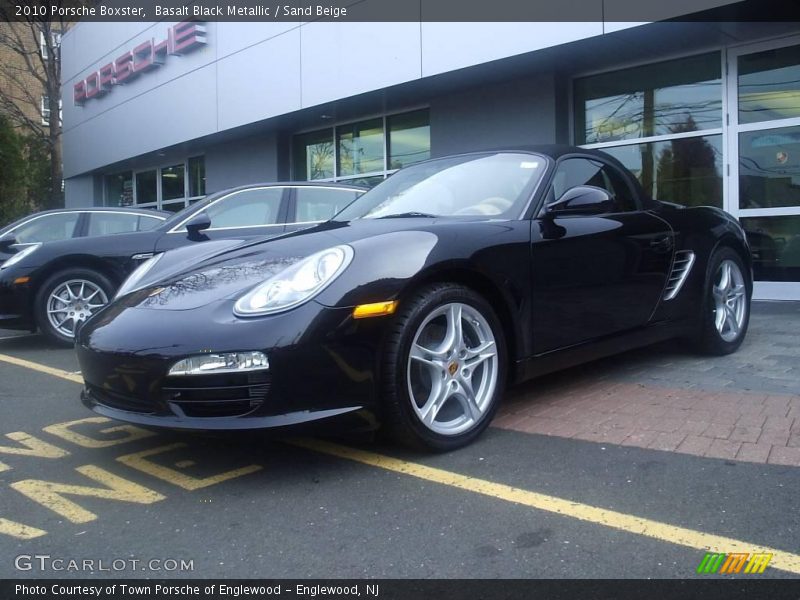 Basalt Black Metallic / Sand Beige 2010 Porsche Boxster