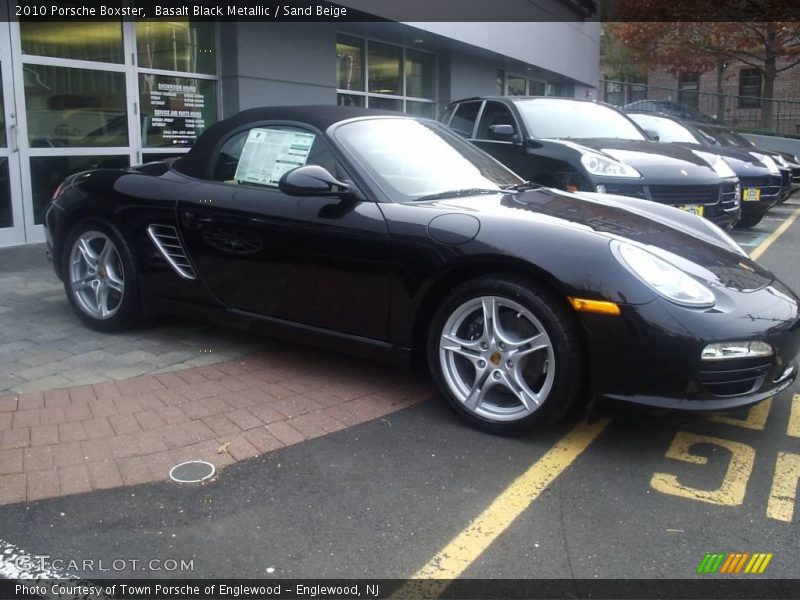 Basalt Black Metallic / Sand Beige 2010 Porsche Boxster