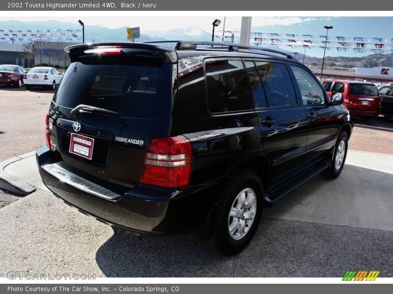 Black / Ivory 2002 Toyota Highlander Limited 4WD