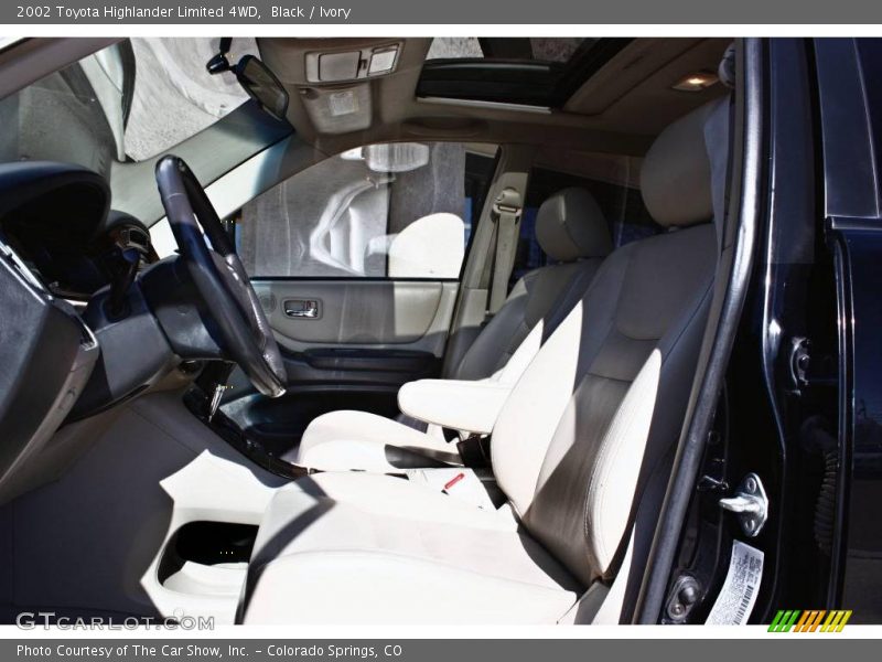 Black / Ivory 2002 Toyota Highlander Limited 4WD